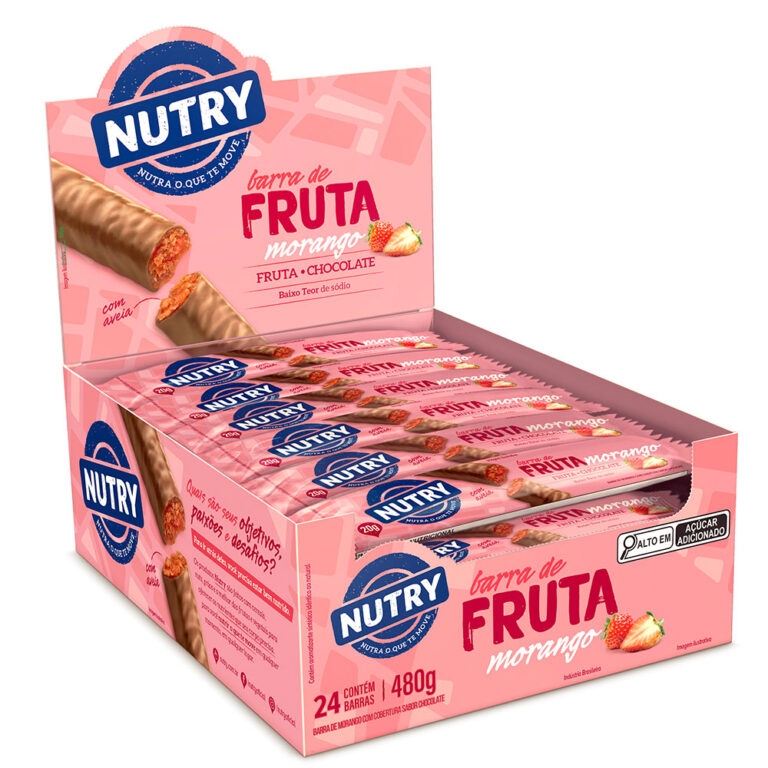Barra de fruta morango